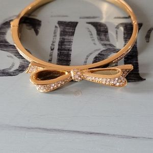 Gold Bow Bangle from katespade